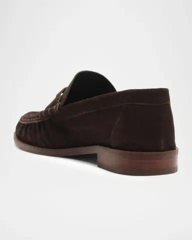 Schutz Tyche Suede Penny Loafers | Thumbnail 3
