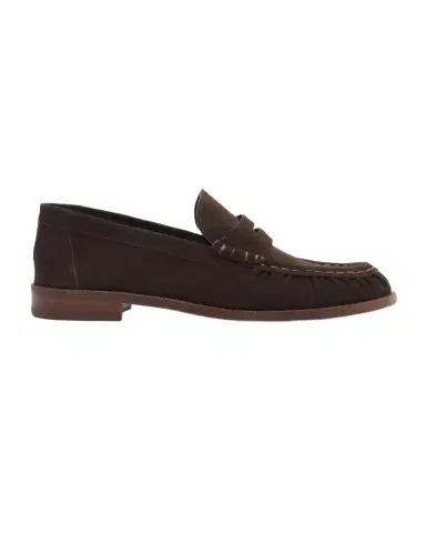 Schutz Tyche Suede Penny Loafers | Thumbnail 1