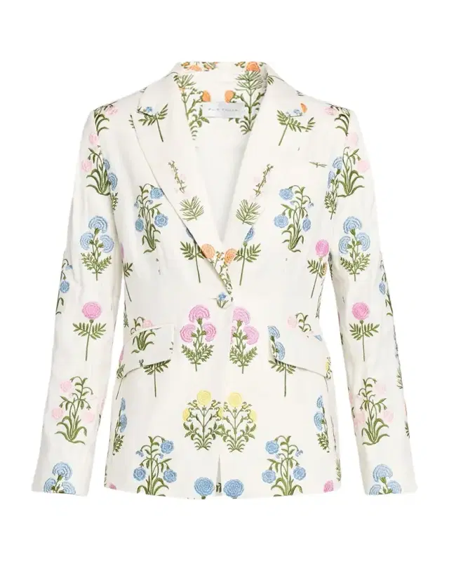 The Amelia Floral-Embroidered Jacket