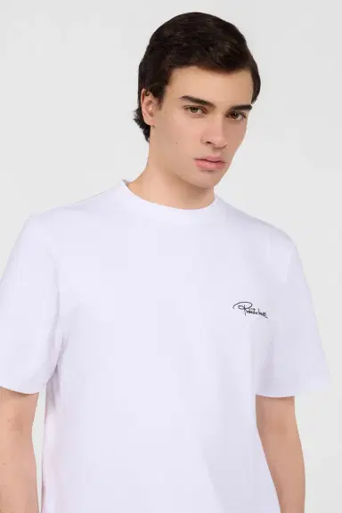 Roberto Cavalli White T-Shirt | Thumbnail 4 Roberto Cavalli White T-Shirt | Thumbnail 4