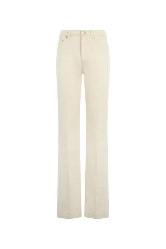 Flared Jeans With Gold Details