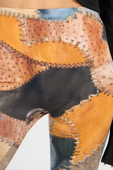Roberto Cavalli Patchwork Print Trousers | Thumbnail 4