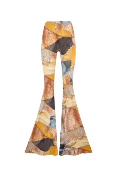 Roberto Cavalli Patchwork Print Trousers | Thumbnail 1