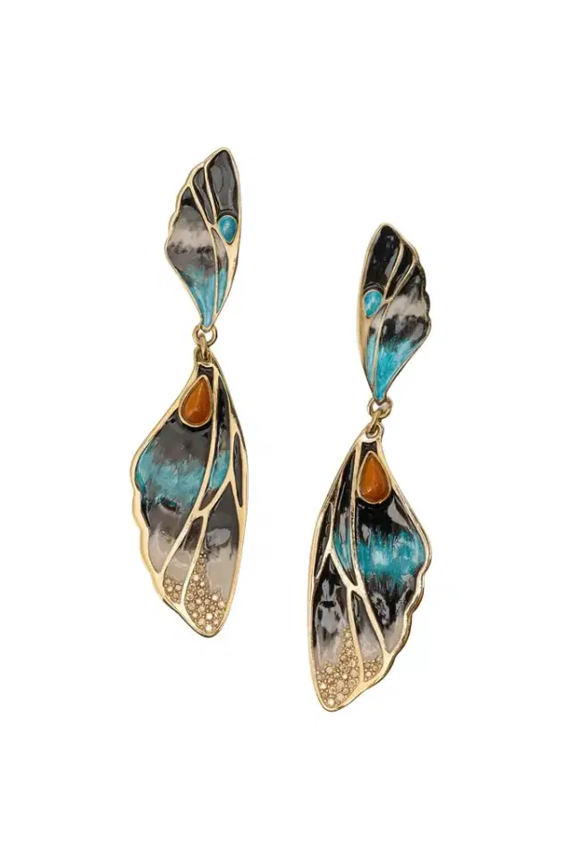 Roberto Cavalli Earrings Butterfly