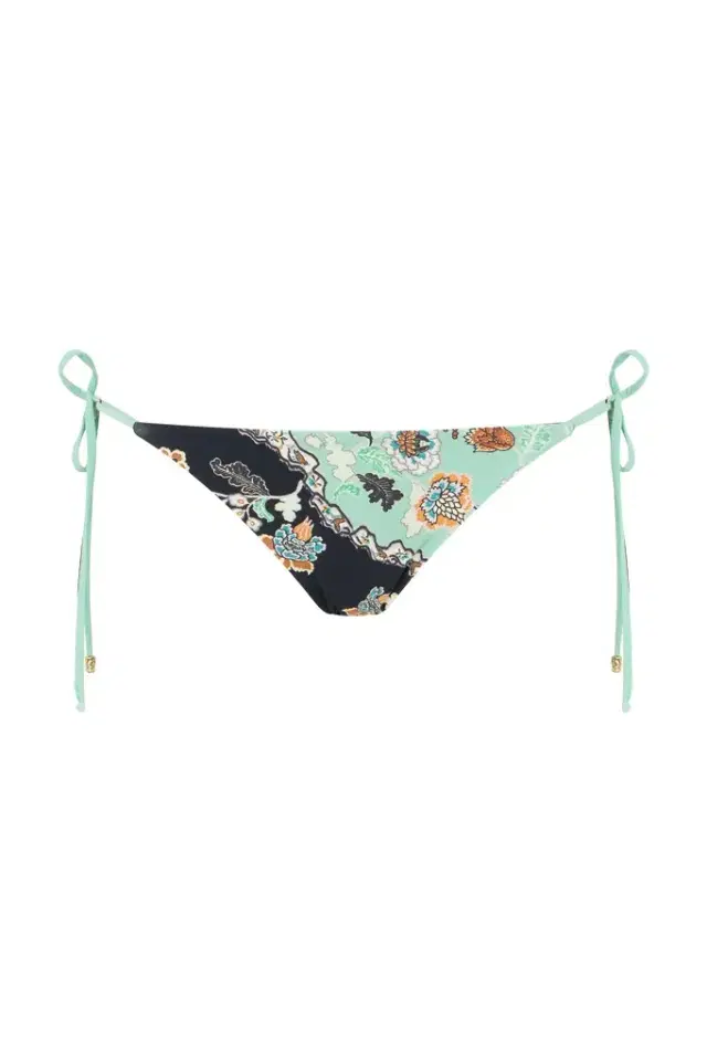 Kimono Print Bikini Bottom