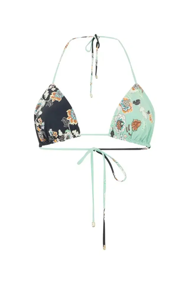 Kimono Print Bikini Top