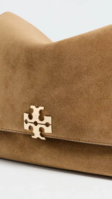 Tory Burch Charlie Suede Shoulder Bag | Thumbnail 5