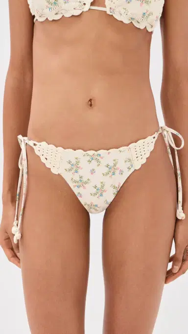 Agua Bendita Fawna Handmade Crochet Tie-Side Bikini Bottoms Multicolor | Thumbnail 2 Agua Bendita Fawna Handmade Crochet Tie-Side Bikini Bottoms Multicolor | Thumbnail 2