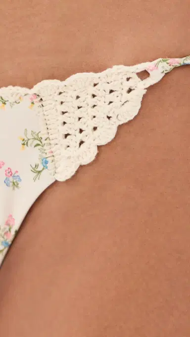 Agua Bendita Fawna Handmade Crochet Tie-Side Bikini Bottoms Multicolor | Thumbnail 5 Agua Bendita Fawna Handmade Crochet Tie-Side Bikini Bottoms Multicolor | Thumbnail 5