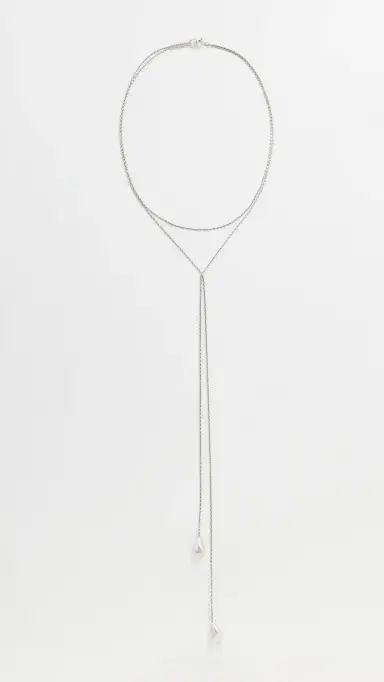 Isabel Marant Long Necklace Silver One Size | Thumbnail 2