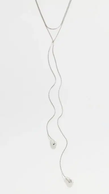 Isabel Marant Long Necklace Silver One Size | Thumbnail 4