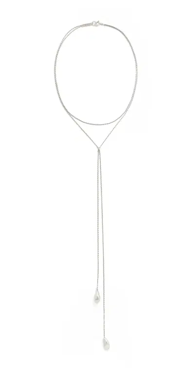 Isabel Marant Long Necklace Silver One Size | Thumbnail 1