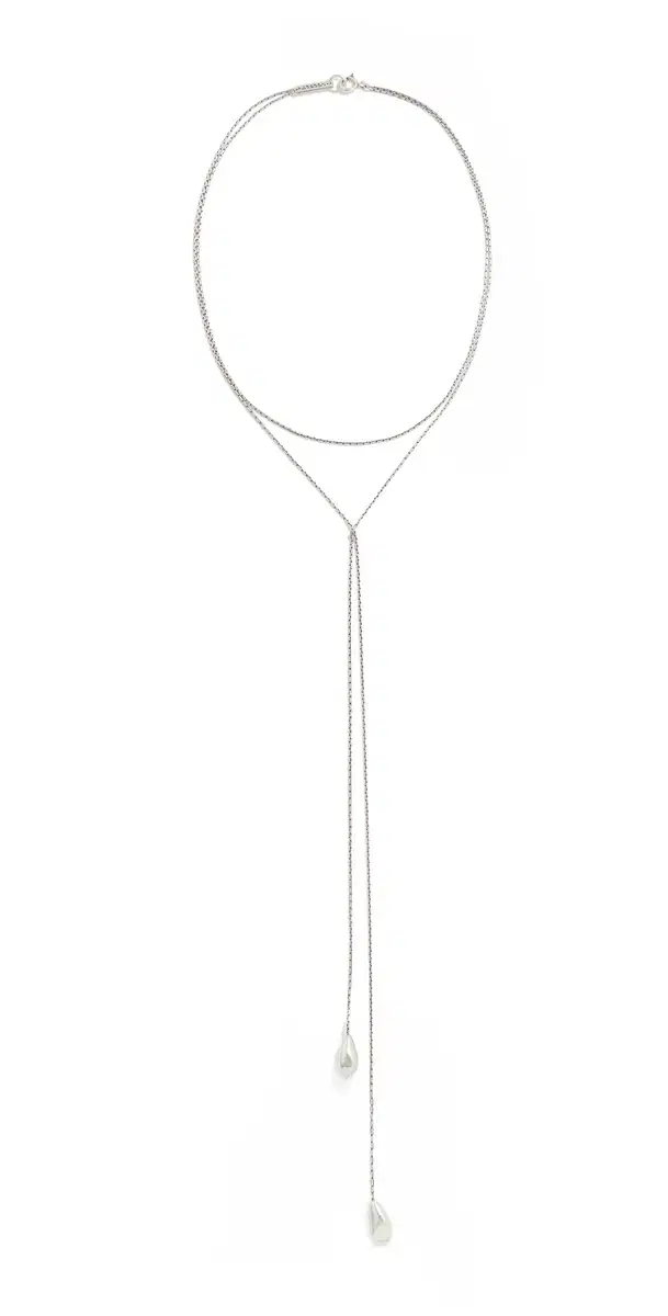 Isabel Marant Long Necklace Silver One Size