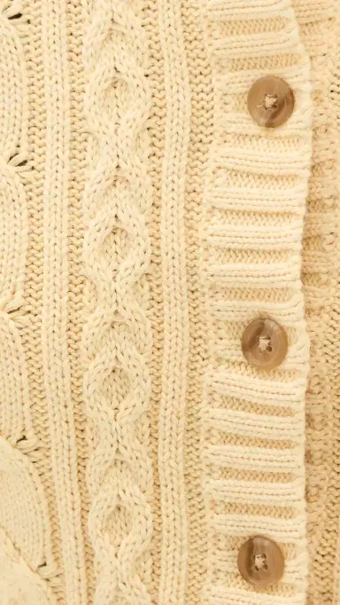 Denimist Riley Cardigan Washed Yellow M | Thumbnail 6