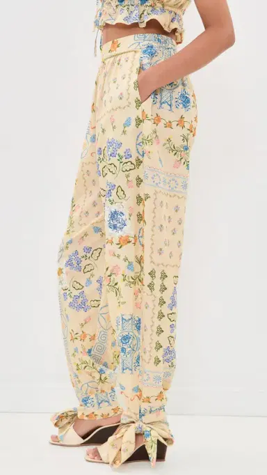 Agua Bendita Zaida Embroidered Pants ulticolor | Thumbnail 4