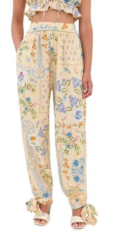Agua Bendita Zaida Embroidered Pants ulticolor | Thumbnail 1
