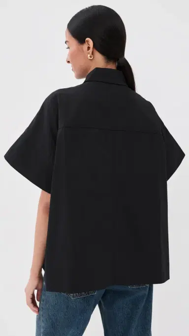 CO Boxy Short Sleeve Shirt Black | Thumbnail 3