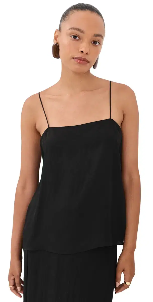 Summer Slip Cami Black