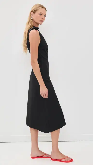 Staud Bellaria Dress Black | Thumbnail 4