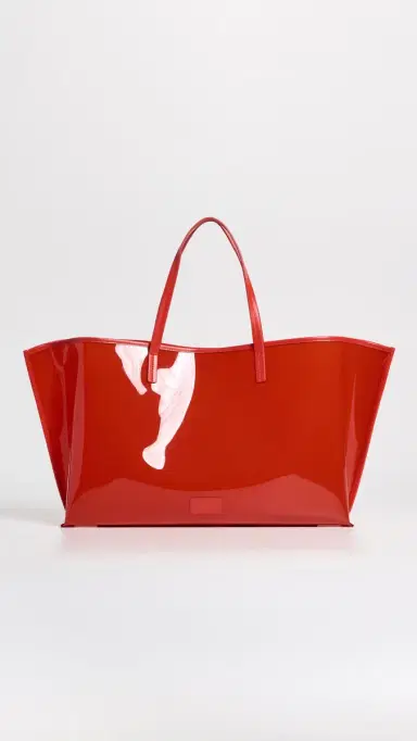Staud Christos Large Tote Red Rose | Thumbnail 2 Staud Christos Large Tote Red Rose | Thumbnail 2