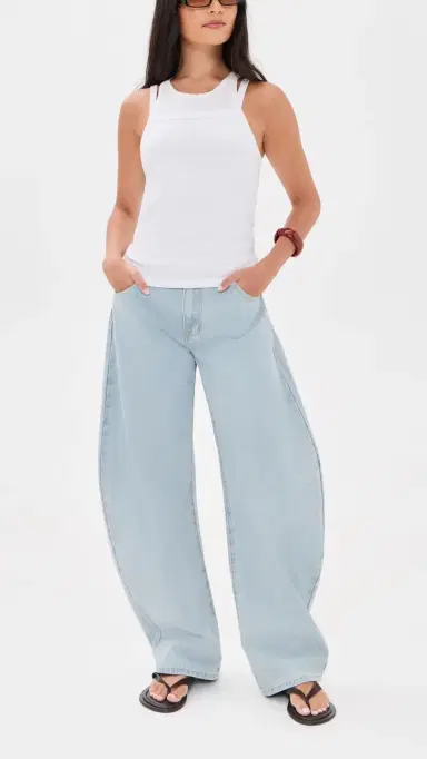 LIONESS Horseshoe Jeans Light Denim S | Thumbnail 5