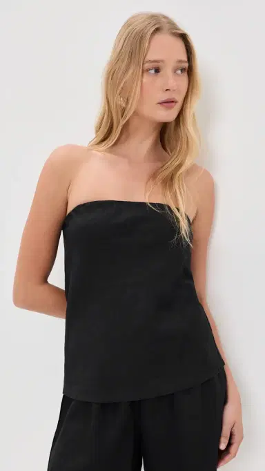 DONNI. DONNI. The Linen Tube Top | Thumbnail 2 DONNI. DONNI. The Linen Tube Top | Thumbnail 2