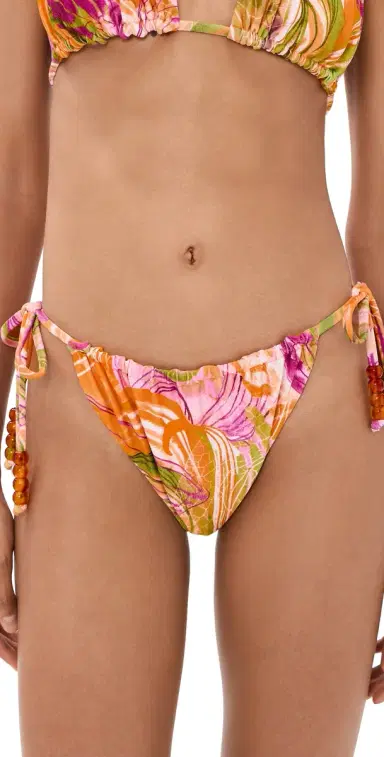 Andrea Iyamah Inti Bikini Bottoms Vibra Print/Gold Bright | Thumbnail 1 Andrea Iyamah Inti Bikini Bottoms Vibra Print/Gold Bright | Thumbnail 1