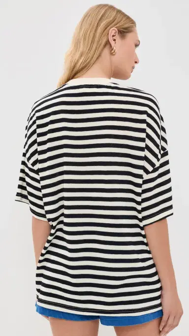 VRG GRL Willow Stripe Tee | Thumbnail 3 VRG GRL Willow Stripe Tee | Thumbnail 3