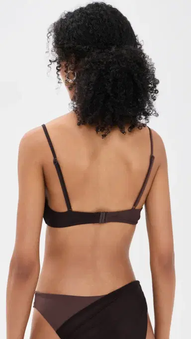Staud La er Bikini Top Espresso/Dark Chocolate | Thumbnail 3