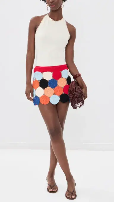 SIMONMILLER Beep Beep Mini Skirt | Thumbnail 5
