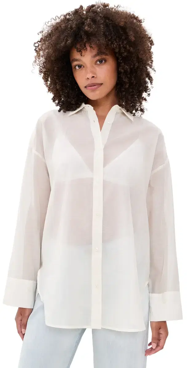 By Malene Birger Derris Soft Organza Blouse Soft White