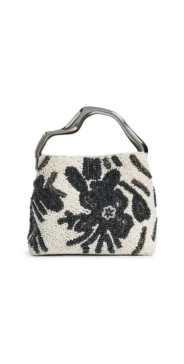 Solene Top Handle Mini Bucket Bag Etched Floral One Size