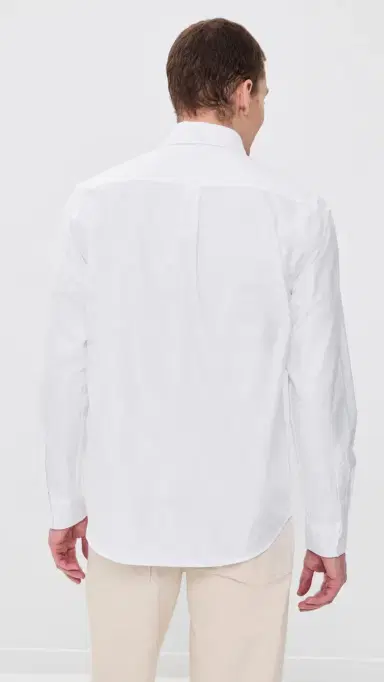 Les Deux Konrad Oxford Button Down Shirt White | Thumbnail 3 Les Deux Konrad Oxford Button Down Shirt White | Thumbnail 3