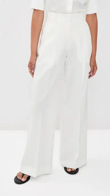 Another Tomorrow Pleated Trousers | Thumbnail 3 Another Tomorrow Pleated Trousers | Thumbnail 3