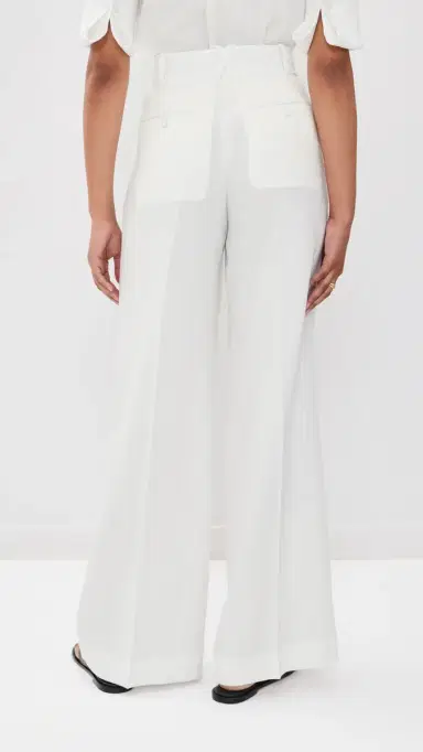 Another Tomorrow Pleated Trousers | Thumbnail 4 Another Tomorrow Pleated Trousers | Thumbnail 4