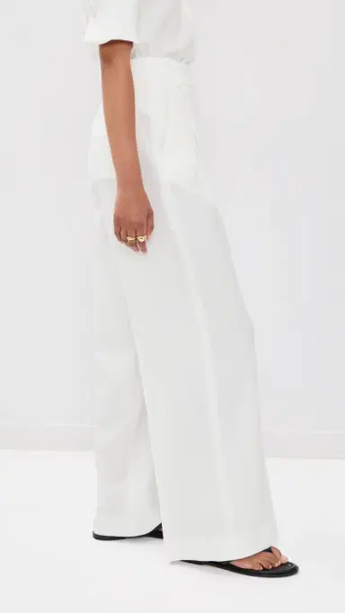 Another Tomorrow Pleated Trousers | Thumbnail 5 Another Tomorrow Pleated Trousers | Thumbnail 5