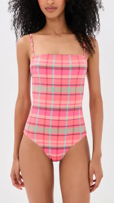 Hill House Home The Giana One Piece Sunset Gingham L | Thumbnail 2