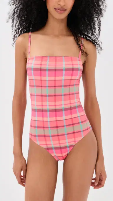 Hill House Home The Giana One Piece Sunset Gingham L | Thumbnail 5