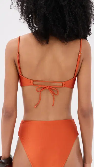 Shani Shemer irelle Bikini Top Jaffa Orange | Thumbnail 3