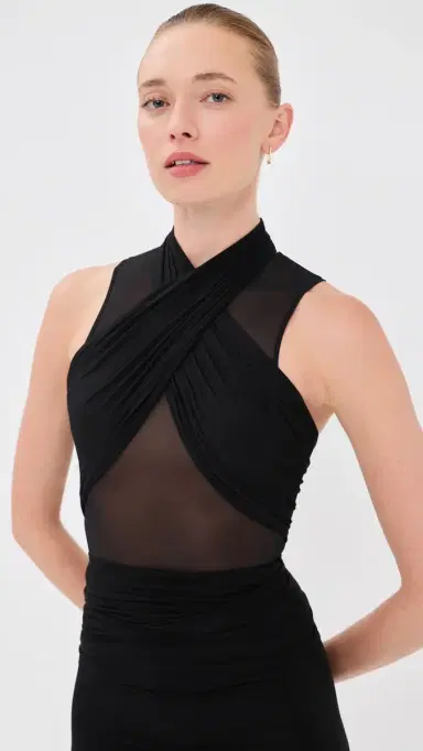 WARDROBE.NYC WARDROBE. NYC Translucent Tank Thong Bodysuit Black | Thumbnail 2 WARDROBE.NYC WARDROBE. NYC Translucent Tank Thong Bodysuit Black | Thumbnail 2