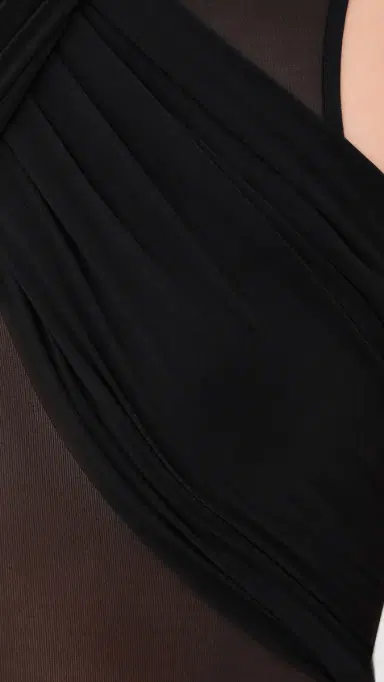 WARDROBE.NYC WARDROBE. NYC Translucent Tank Thong Bodysuit Black | Thumbnail 6 WARDROBE.NYC WARDROBE. NYC Translucent Tank Thong Bodysuit Black | Thumbnail 6
