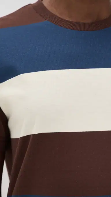 LE BOP Grace Midi Dress Chocolate/Blue/ | Thumbnail 6