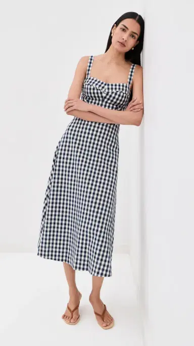 Veronica Beard Aila Dress Navy/Dove 2 | Thumbnail 5