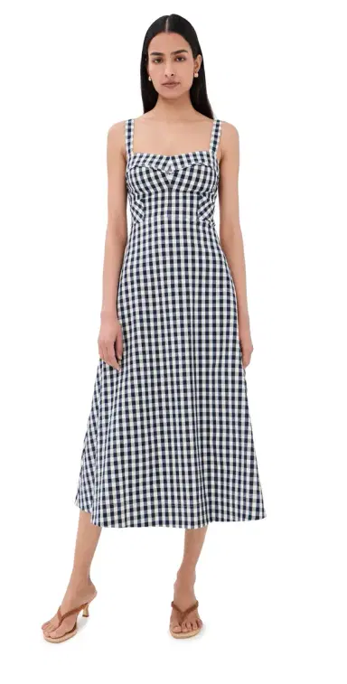 Veronica Beard Aila Dress Navy/Dove 2 | Thumbnail 1