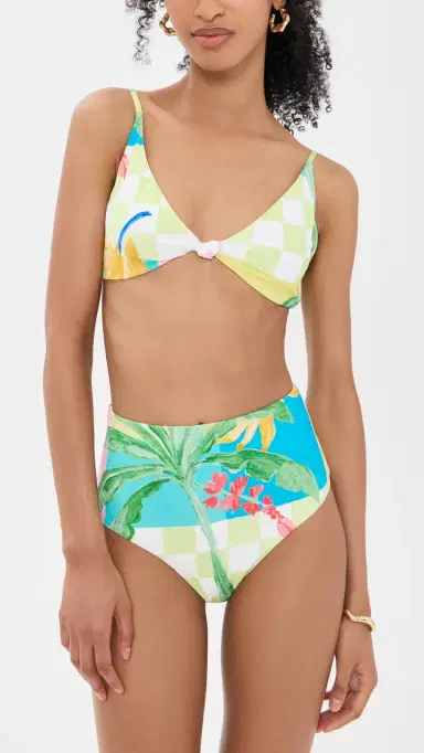 MINKPINK Palmira High Waisted Bikini Bottoms Vacation Palms | Thumbnail 4 MINKPINK Palmira High Waisted Bikini Bottoms Vacation Palms | Thumbnail 4