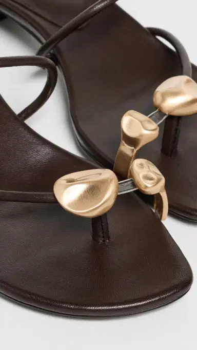 Cult Gaia Luca Flat Sandals LUWAK | Thumbnail 6 Cult Gaia Luca Flat Sandals LUWAK | Thumbnail 6