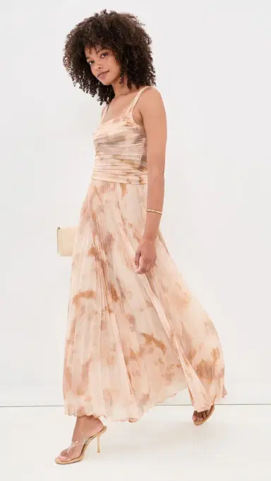 L'Agence Torin Pleated Maxi Skirt | Thumbnail 2 L'Agence Torin Pleated Maxi Skirt | Thumbnail 2