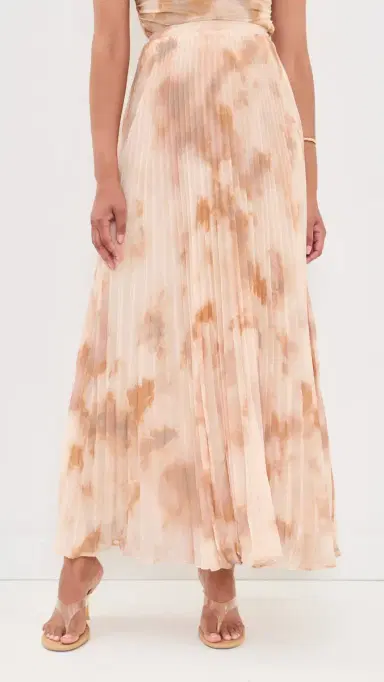 L'Agence Torin Pleated Maxi Skirt | Thumbnail 3 L'Agence Torin Pleated Maxi Skirt | Thumbnail 3
