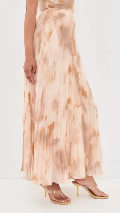 L'Agence Torin Pleated Maxi Skirt | Thumbnail 5 L'Agence Torin Pleated Maxi Skirt | Thumbnail 5
