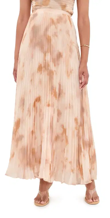 L'Agence Torin Pleated Maxi Skirt | Thumbnail 1 L'Agence Torin Pleated Maxi Skirt | Thumbnail 1